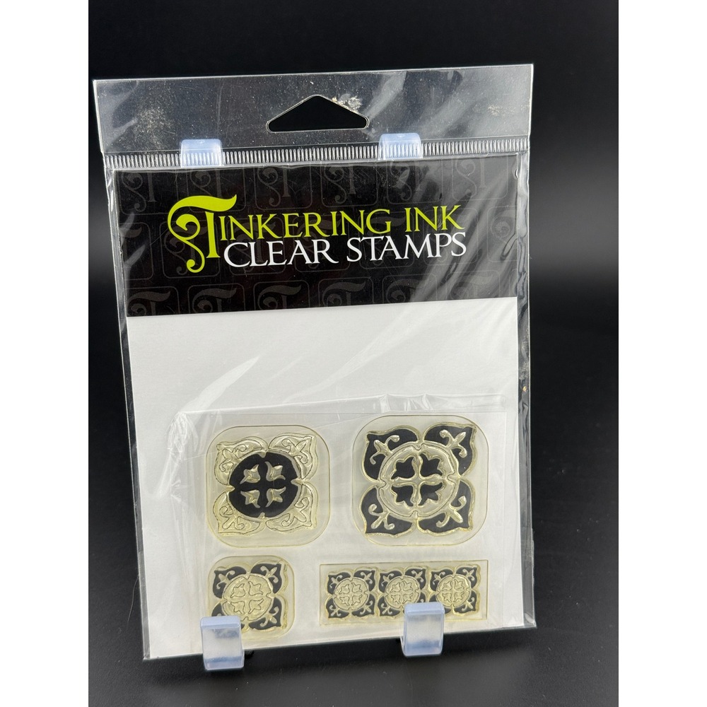 Tinkering Ink Fezziwig Clear Stamps Set 4 Piece Photopolymer ST-FW Scrapbooking